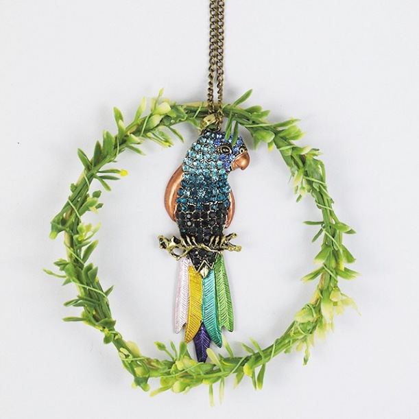 parrot pendant necklace